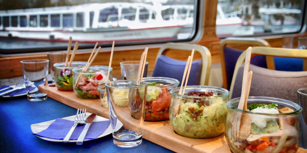 Alsterdampfer Hamburg, mit Catering