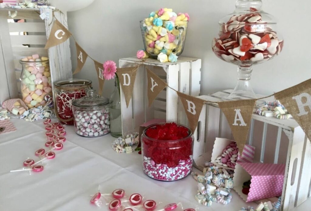 Hochzeitsfeier, Catering Candybar