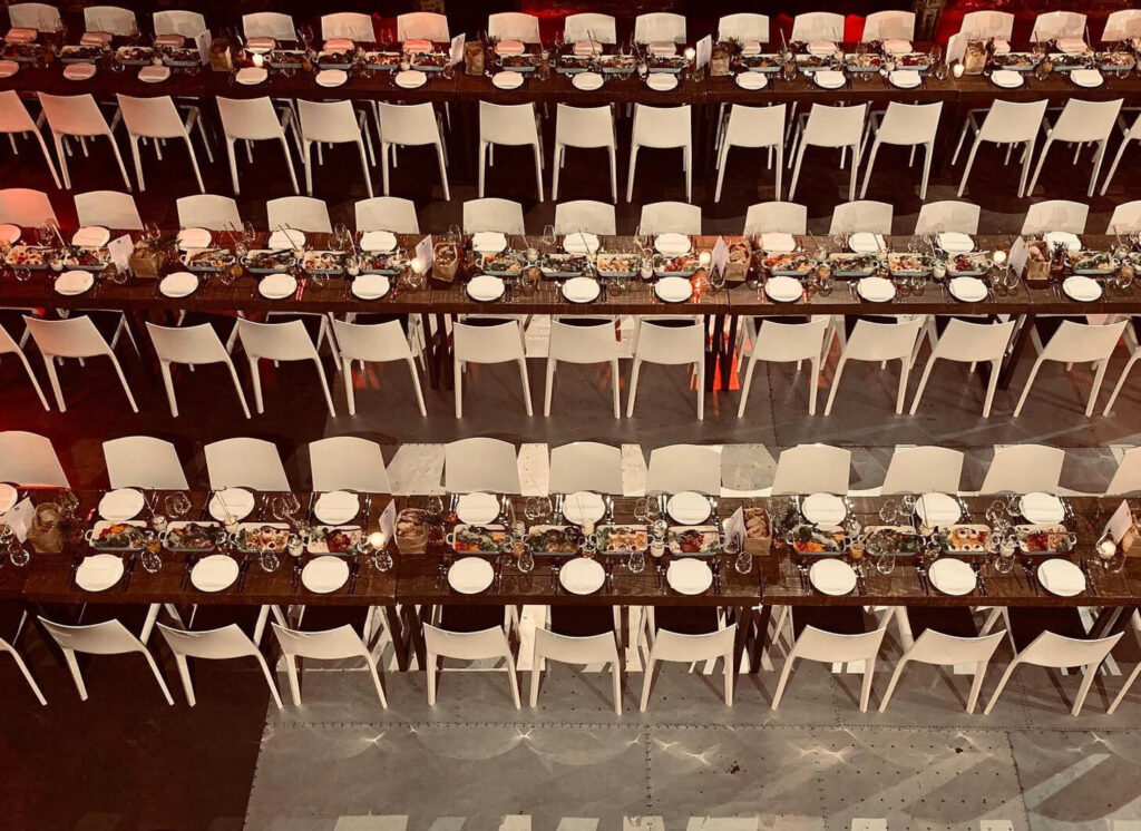 Business-Catering Tische