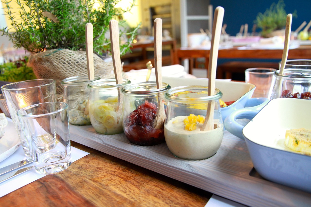 Vesper Diner, Catering, Tisch Speisen Detail