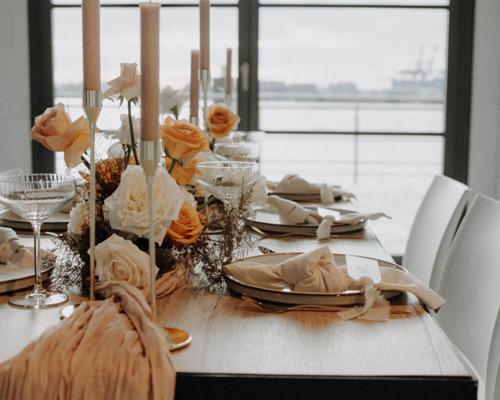 Hochzeit, Location direkt an der Elbe