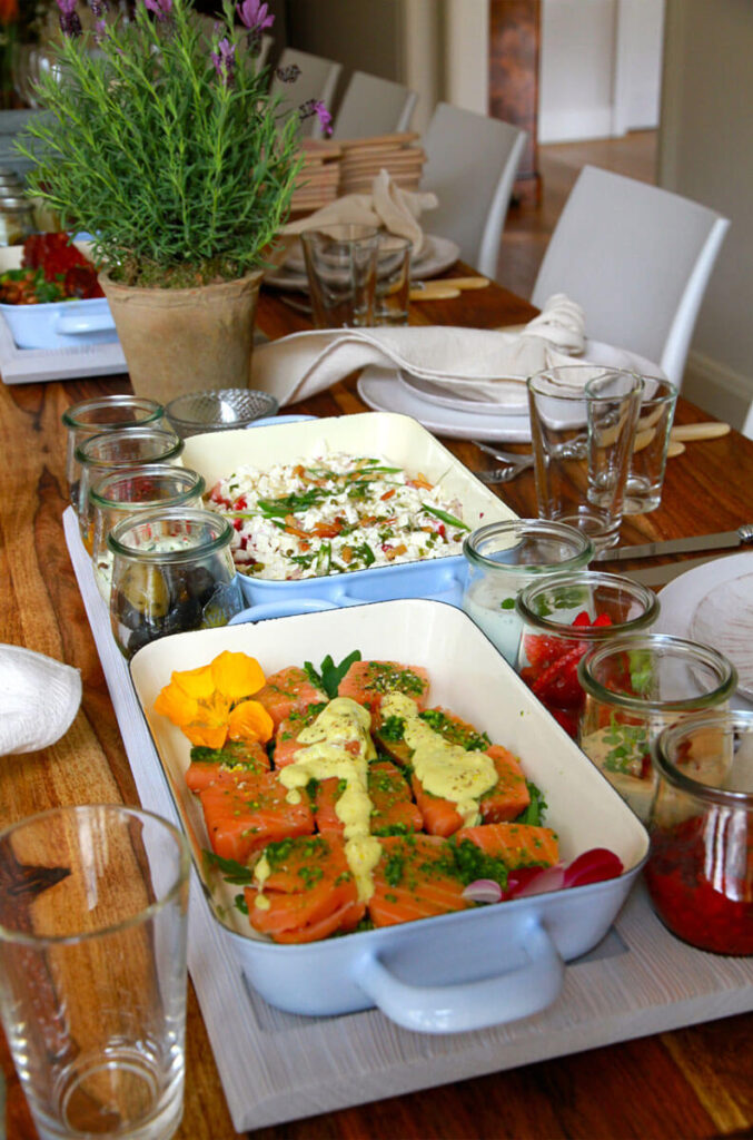 Vesper Diner, Catering, eingedeckter Tisch