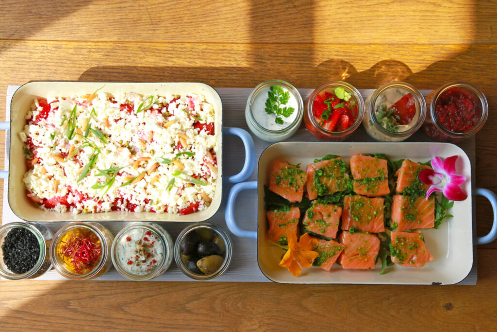 Vesper Diner, Catering, Dips und Vorspeisen